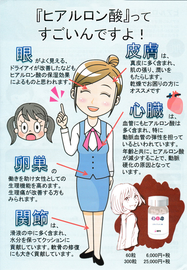 ヒアルロン酸ってすごい